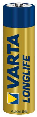 Mignon-Batterie VARTA LONGLIFE Alkaline, 1,5 V, Typ AA, 4er-Blister
