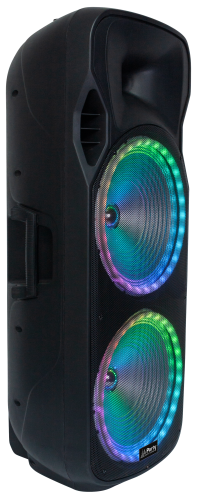 Mobile Beschallungsanlage PARTY PARTY-215RGB 900W, Bluetooth, LED-Beleuchtung
