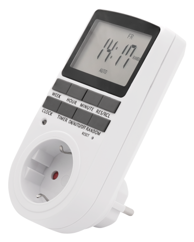 Digitale Zeitschaltuhr McPower WZ-10 10 Programme, 24Std Timer, 3680W
