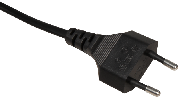 Euro-Netzkabel McPower mit Schnurschalter und E14 Fassung, 3,5m, schwarz
