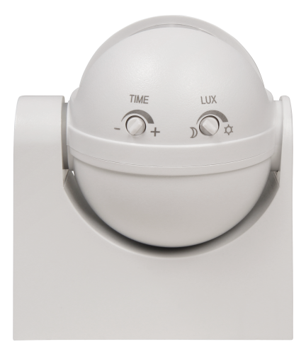 IR Bewegungsmelder McShine LX-119, 180°, 1.200W, IP44, weiß, LED geeignet
