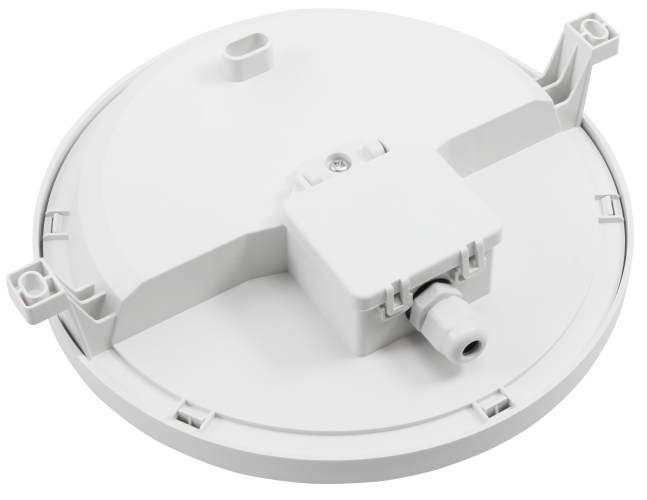 LED Feuchtraumleuchte McShine 840lm, 4000K, 12W, neutralweiß, IP65, Ø190x79mm
