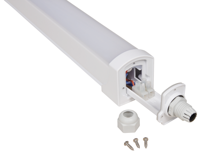 LED Feuchtraumleuchte McShine FL-120 IP65, 3400lm, 6400K,120cm, tageslichtweiß
