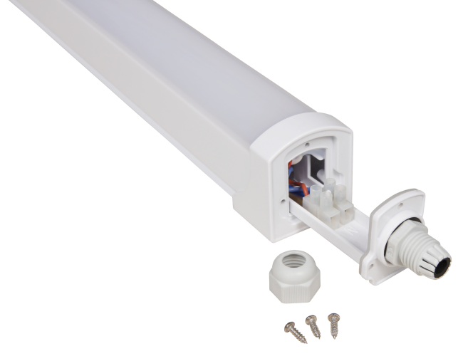 LED Feuchtraumleuchte McShine FL-150 IP65, 4500lm, 6400K,150cm, tageslichtweiß
