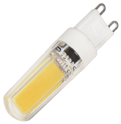 LED-Stiftsockellampe McShine Silicia COB, G9, 2,5W, 260 lm, warmweiß
