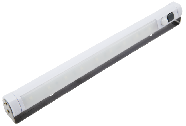 LED-Unterbauleuchte McShine, 9 LEDs, 100lm, Bewegungsmelder, Batterie, weiß
