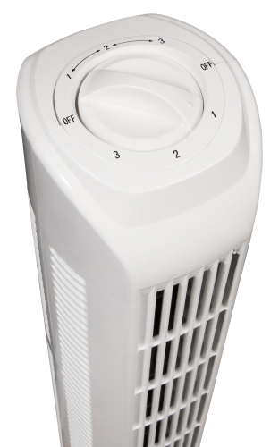 Standventilator Tower Fan, 45W, 78cm, 3 Geschwindigkeiten + Oszillation, weiß
