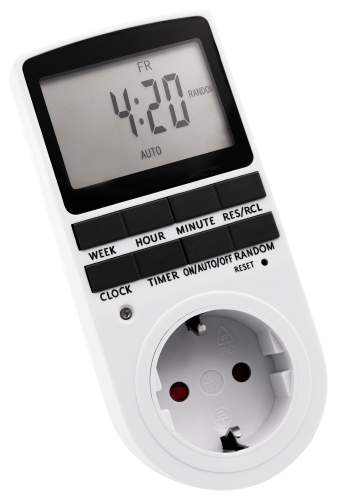 Digitale Zeitschaltuhr McPower WZ-10 10 Programme, 24Std Timer, 3680W

