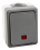 Feuchtraum Kontroll-Schalter McPower Secure, 250V~/10A, IP44, AP, grau
