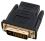 HDMI-Adapter HOLLYWOOD, HDMI Kupplung auf DVI Stecker, vergoldete Kontakte
