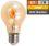 LED Filament Glühlampe McShine Retro E27, 2W, 160lm, warmweiß, goldenes Glas
