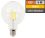 LED Filament Globelampe McShine Filed E27, 4W, 470lm, warmweiß, klar
