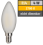 LED Filament Kerzenlampe McShine Filed, E14, 4W, 370 lm, warmweiß, matt
