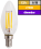 LED Filament Kerzenlampe McShine Filed E14, 6W, 600lm, warmweiß, dimmbar

