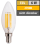 LED Filament Kerzenlampe McShine Filed, E14, 6W, 806 lm, warmweiß, klar
