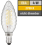 LED Filament Kerzenlampe gedreht McShine Filed, E14, 4W, 470 lm, warmweiß, klar
