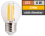 LED Filament Tropfenlampe McShine Filed, E27, 6W, 806 lm, warmweiß, klar
