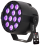 LED-Lichteffekt IBIZA PAR-MINI-RGB3 12x 3W RGB LED, Musiksteuerung, DMX
