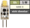 LED-Stiftsockellampe McShine Silicia COB, G4, 1W, 110 lm, weiß
