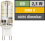 LED-Stiftsockellampe McShine Silicia, G9, 2,3W, 180 lm, warmweiß
