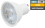 LED-Strahler McShine PV-MCOB GU10, 3W, 240lm, 38°, 3000K, warmweiß
