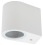 Wandleuchte McShine Oval-W weiß, IP44, 1x GU10, Aluminium Gehäuse
