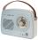 tragbares Nostalgie Radio MADISON FREESOUND-VR30 Bluetooth, FM-Radio, Akku
