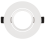 Einbaurahmen McShine DL-475 rund, Ø90mm, schwenkbar, weiß

