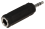 Kopfhöhrer-Adapter HOLLYWOOD, AUX Klinke 6,35mm auf 3,5mm, Stereo
