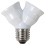 Lampenfassung McShine E27 auf 2x E27, Y-Adapter

