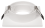 Einbaurahmen McShine DL-480 eckig, 93x93mm, schwenkbar, weiß
