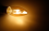 LED Filament Kerzenlampe McShine Retro E14, 2W, 150lm, warmweiß, goldenes Glas
