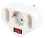 Steckdosenadapter McPower, 1x Schutzkontakt, 2x Euro, mit Schalter
