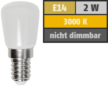 • 2W LED • Sockel E14 • Bauform ...