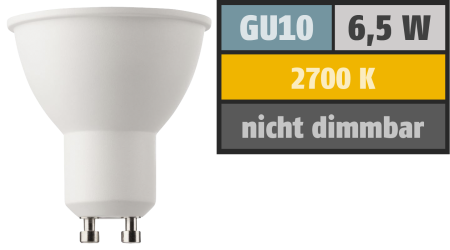 • Sockel GU10 • Lichtstrom 430 L...