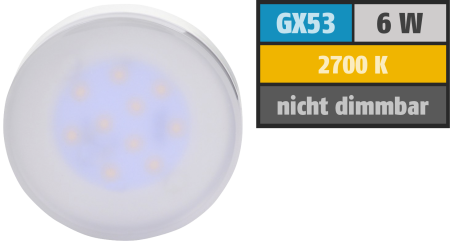 • Sockel GX53 • Lichtstrom 450 L...