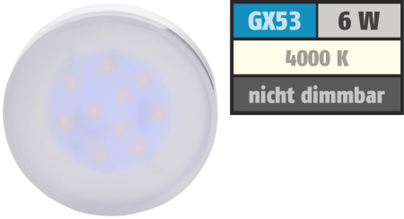 • Sockel GX53 • Lichtstrom 450 L...