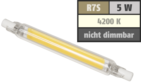 • Sockel R7s • Lichtstrom 400 Lu...